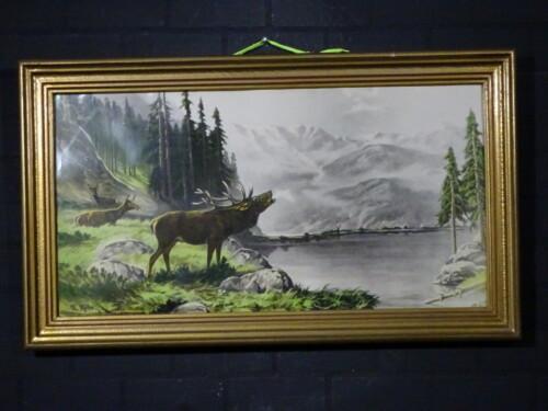 Schilderij "edelhert burlend"