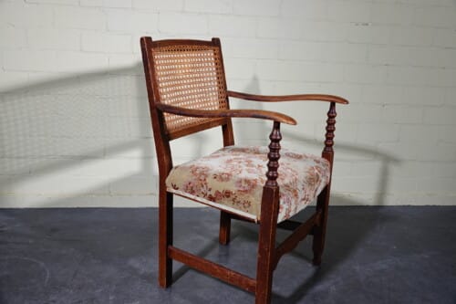 Klassieke houten Armstoel